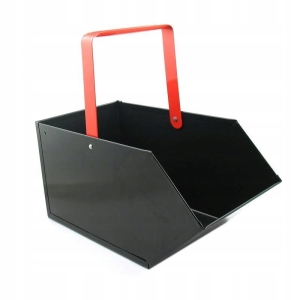 WĘGLARKA MALOWANA PROSZKOWO 17X20X39 CZARNO/CZERW