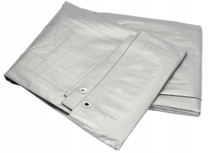 PLANDEKA PRO-TECHNIK 3X 5M SREBR-BRĄZOWA /200GR