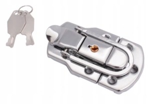 ZAMEK DO SKRZYŃ WALIZEK I KASET XLJ409 CHRO KLUCZ