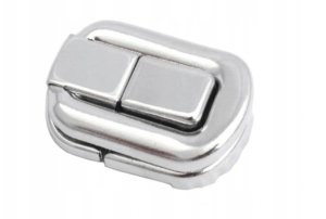ZAMEK DO SKRZYŃ WALIZEK I KASET XLJ406 CHROM 37MM