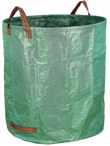 KOSZ OGRODOWY NA LIŚCIE TRAWĘ 270L SKŁADANY Z KLAP