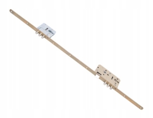 ZAMEK DO DRZWI LISTWOWY DRZWIOWY P/W PODWÓJNY