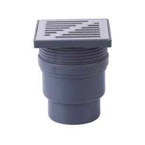 KRATKA KANALIZACYJNA FI50 15x15 OBROTOWA SZARA