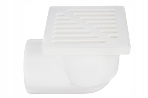 KRATKA KANALIZACYJNA FI110 PLASTIKOWA ODPŁYW BIAŁA