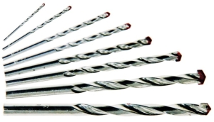 WIERTŁO DO BETONU 3.0 - 10.0 mm 8szt ZESTAW