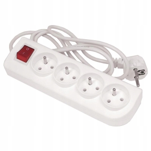 PRZEDŁUŻACZ LISTWOWY 5m 3 GNIAZDKA WYŁĄCZNIK Z/U