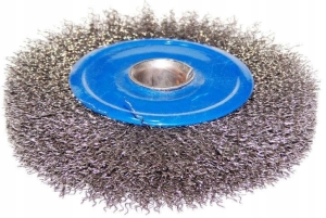 SZCZOTKA TARCZOWA DRUT STALOWY OTWÓR 22 mm 100 mm