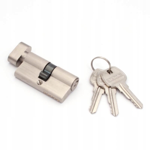 WKŁADKA DRZWIOWA DO ZAMKA A2 30/40 Z GAŁKĄ SATYNA