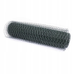 SIATKA SZEŚCIOKĄTNA PLASTIK PCV 13x0,7mm 0,5x25m