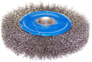 SZCZOTKA TARCZOWA DRUT STALOWY OTWÓR 22 mm 120 mm