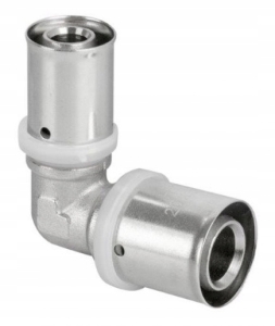 PEX KOLANO 90' REDUKCYJNE 20x16 ZACISKOWE PRESS