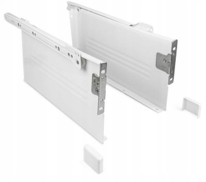 PROWADNICA DO SZUFLAD METALBOX 270 mm H-150 BIAŁA