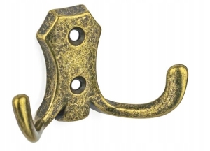 WIESZAK ŚCIENNY PAJĄCZEK MEBLOW ŚREDNI STARE ZŁOTO