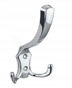 WIESZAK ŚCIENNY PAJĄCZEK MEBLOWY DUŻY CHROM