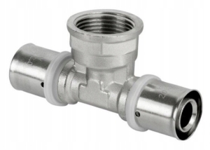 TRÓJNIK PEX GW 20x3/4x20 ZAPRASOWYWANY ZACISKANY