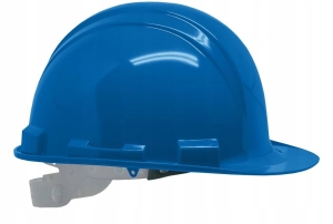 HEŁM OCHRONNY KASK BUDOWLANY REGULOWANY NIEBIESKI