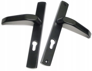 KLAMKA BRAMOWA DO BRAM FURTEK 90 KLUCZ CZARNA