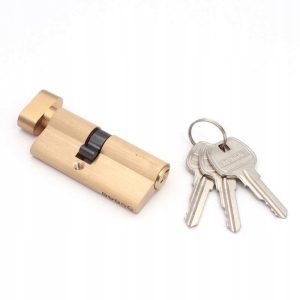 WKŁADKA DRZWIOWA DO ZAMKA A2 30/40 Z GAŁKĄ MOSIĄDZ