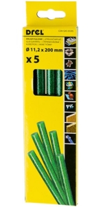 WKŁAD KLEJOWY DO PISTOLETU BROKATOWY ZIELONY KLEJ