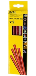 WKŁAD KLEJOWY DO PISTOLETU BROKATOWY CZERWONY KLEJ