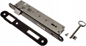 ZAMEK WĄSKI DO FURTKI BRAM DRZWI 90/22 JANIA KLUCZ