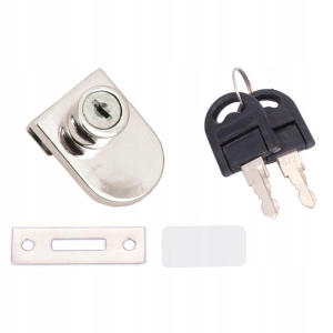 ZAMEK MEBLOWY DO SZKŁA SZUFLAD GABLOT 21 x 18 mm