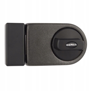 ZAMEK DRZWIOWY NAWIERZCHNIOWY GERDA ZN 200 GRAFIT