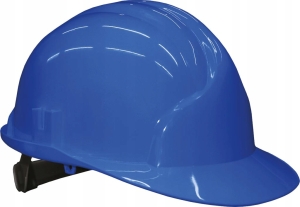 HEŁM OCHRONNY KASK BUDOWLANY PORAŻENIEM NIEBIESKI