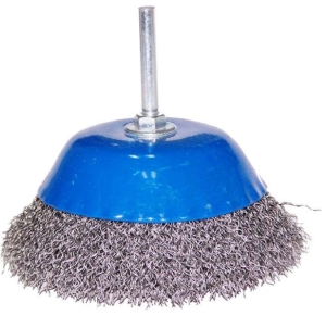 SZCZOTKA DOCZOŁOWA NA WIERTARKĘ 70mm DRUCIANA