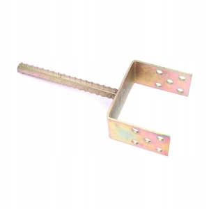 PODSTAW SŁUPA Y 120 mm Z PRĘTEM UCHWYT WSPORNIK
