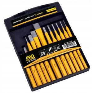 PRZECINAK PUNKTAK DOBIJAK ŚLUSARSKI ZESTAW 12 szt