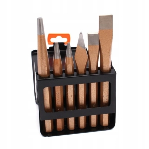 PRZECINAK PUNKTAK DOBIJAK ŚLUSARSKI ZESTAW 6 szt