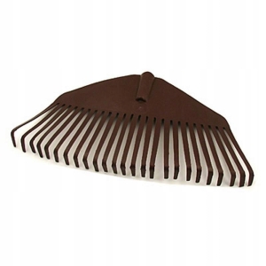 GRABIE DO LIŚCI TRAWY PLASTIKOWE PŁASKI ZĄB 39 cm