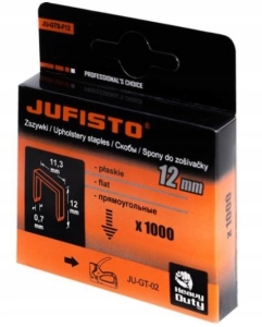 ZSZYWKI TYPU F 12 x11.3x0.7 mm 1000 szt DO TAKERA