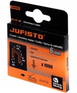 ZSZYWKI TYPU F 6 x11.3x0.7 mm 1000 szt DO TAKERA