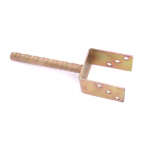 PODSTAW SŁUPA Y 80 mm Z PRĘTEM UCHWYT WSPORNIK