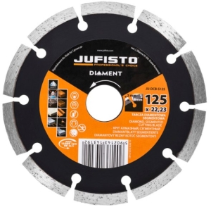 TARCZA DO CIĘCIA DIAMENTOWA SEGMENTOWA 125 x 2 mm