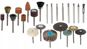 MINI TARCZE FREZY WIERTŁA SZCZOTKI ZESTAW 150 szt