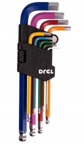 KLUCZE SZEŚCIOKĄTNE KLUCZ KOŃCÓWKA KULISTA 1,5-10