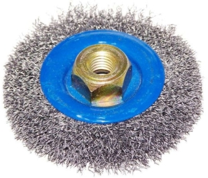 SZCZOTKA TARCZOWA DRUT STALOWY GWINT M14 110 mm