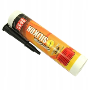 SILIKON DO 380° C 310ml CZERWONY USZCZELNIACZ KLEJ