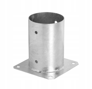 PODSTAWA SŁUPA PRZYKRĘCANA OKRĄGŁA KOTWA 80 x 150