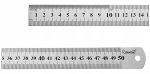 PRZYMIAR LINIOWY 500 mm LINIAŁ LINIJKA STALOWY