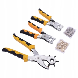 ZESTAW KALETNICZY 3X SZCZYPCE, 100X OCZKA+ZACISKI