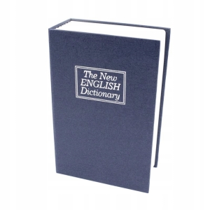 SEJF METALOWA KSIĄŻKA SŁOWNIK ENG NIEBIESKI