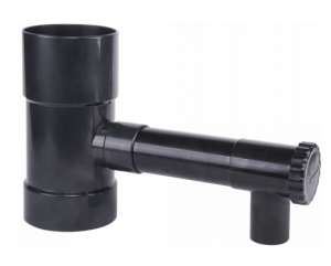 ŁAPACZ WODY DESZCZOWEJ Z RYNNY 100MM GRAFIT IBC