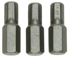 KOŃCÓWKI SZEŚCIOKĄTNE HEX H5 x 25 mm 3szt BIT BITY