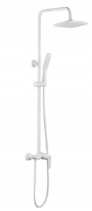 KOLUMNA NATRYSKOWA PRYSZNICOWA Z BATERIĄ BIAŁY