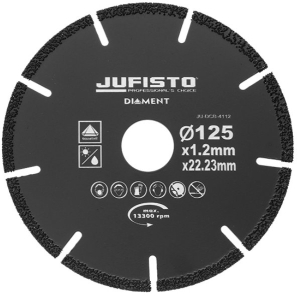 TARCZA Z NASYPEM DIAMENTOWYM 125 x 1.2mm DO BETONU