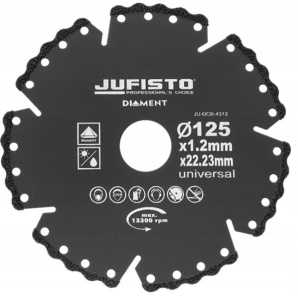 TARCZA Z NASYPEM DIAMENTOWYM 125 mm UNIWERSALNA